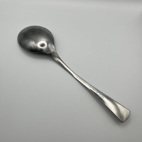 Reed & Barton NARVIK Rebacraft Glossy Stainless‎ Flatware Serving Spoon - Picture 6 of 9